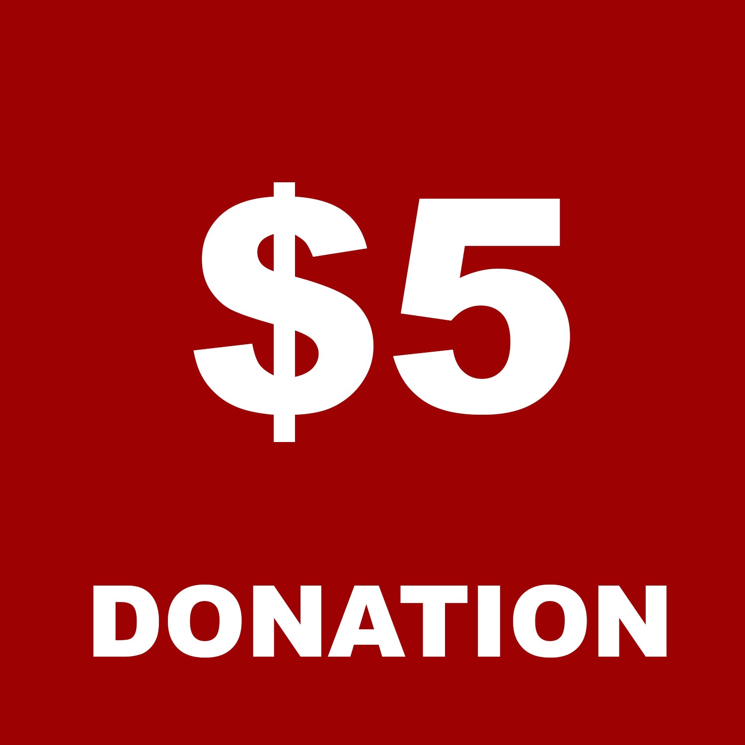 $5 Donation