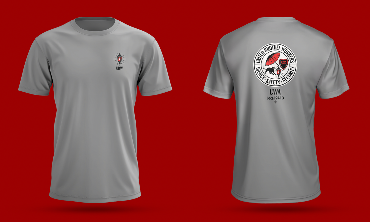 Grey United Brothel Workers Union Unisex T-Shirt